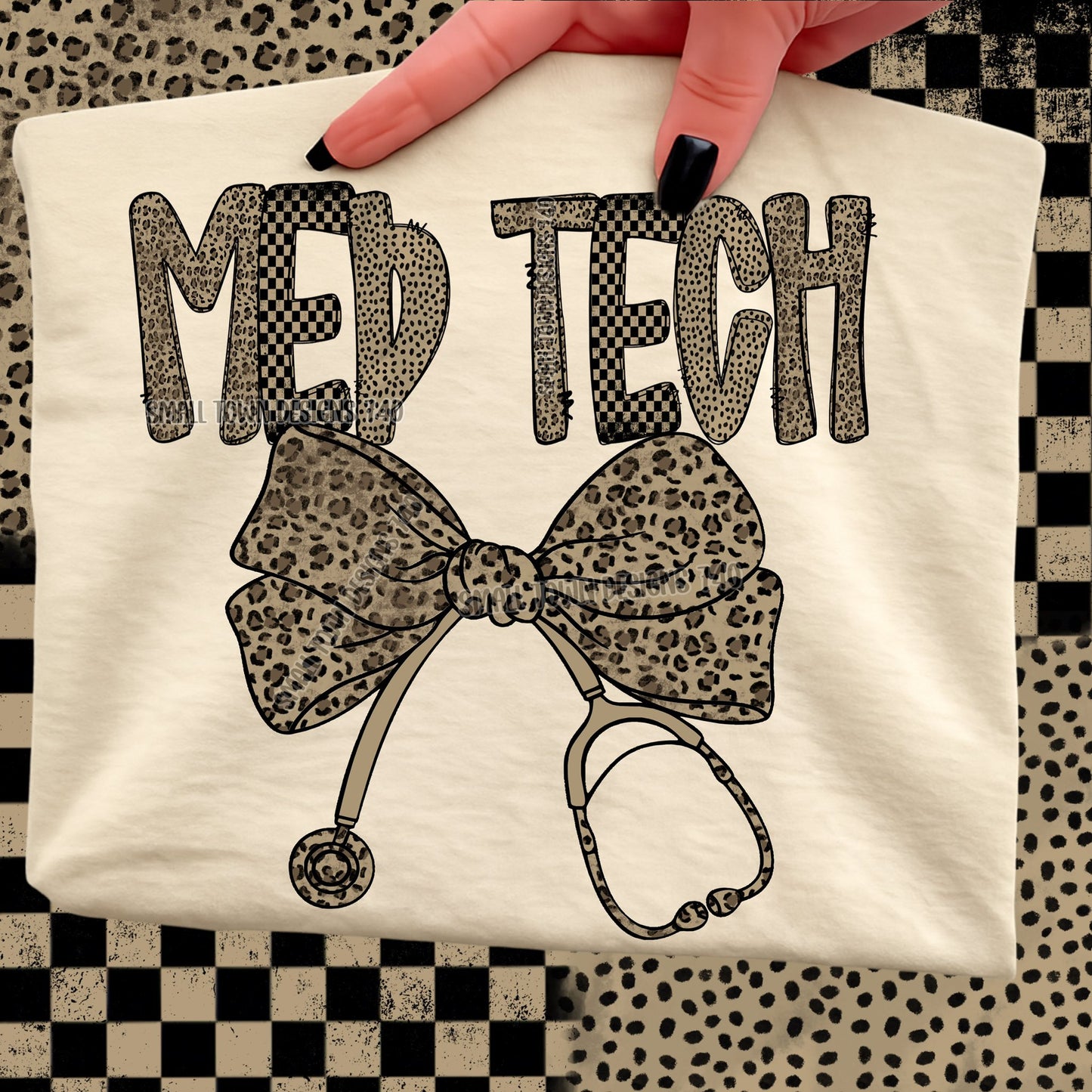 Med Tech Leopard Bow