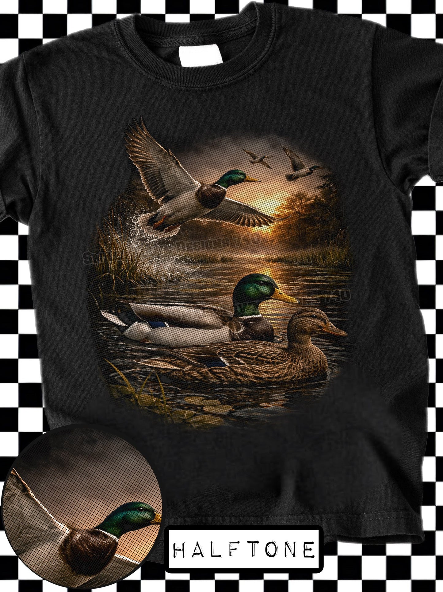 Duck Halftone