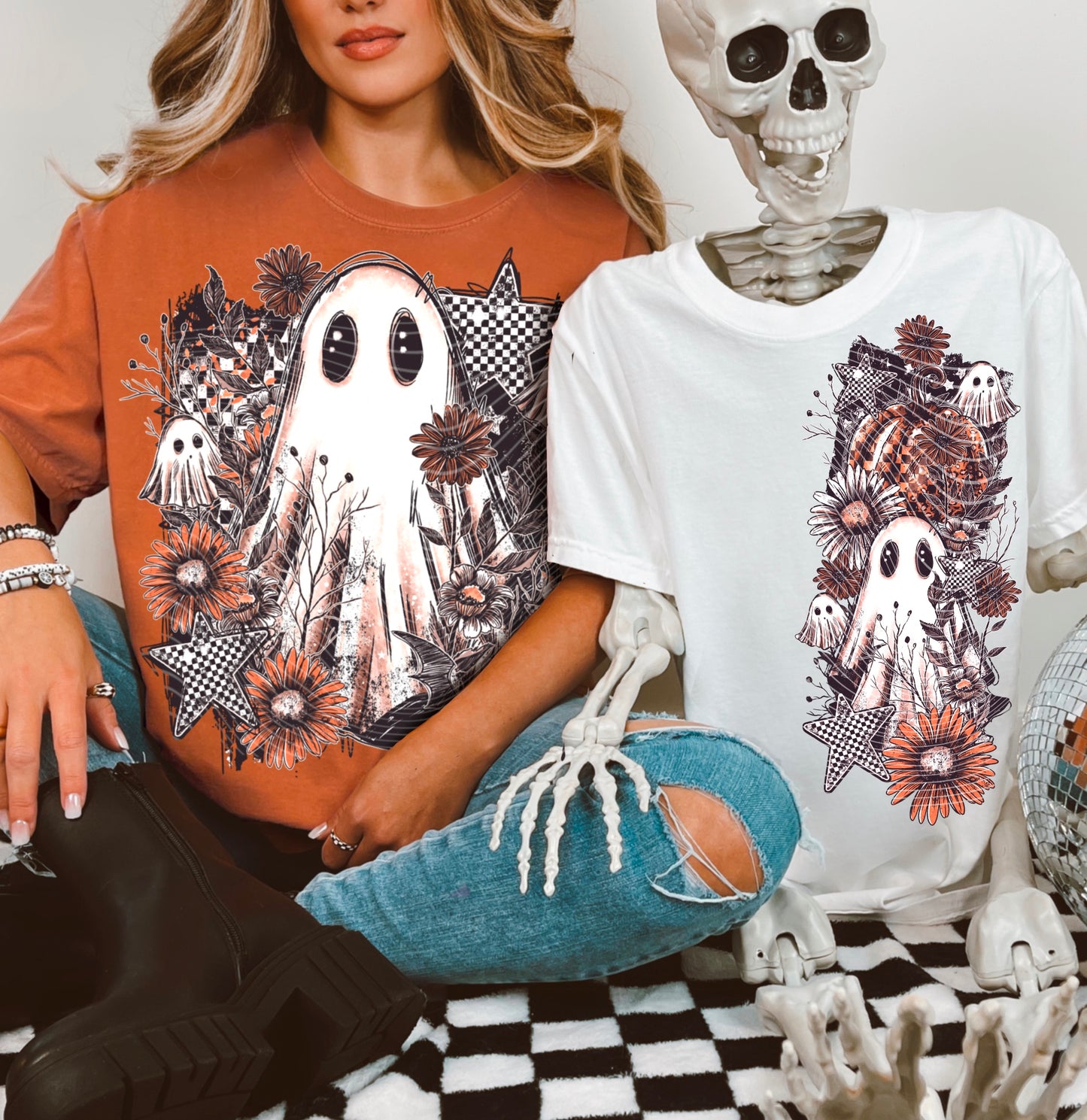 Ghost and Flowers