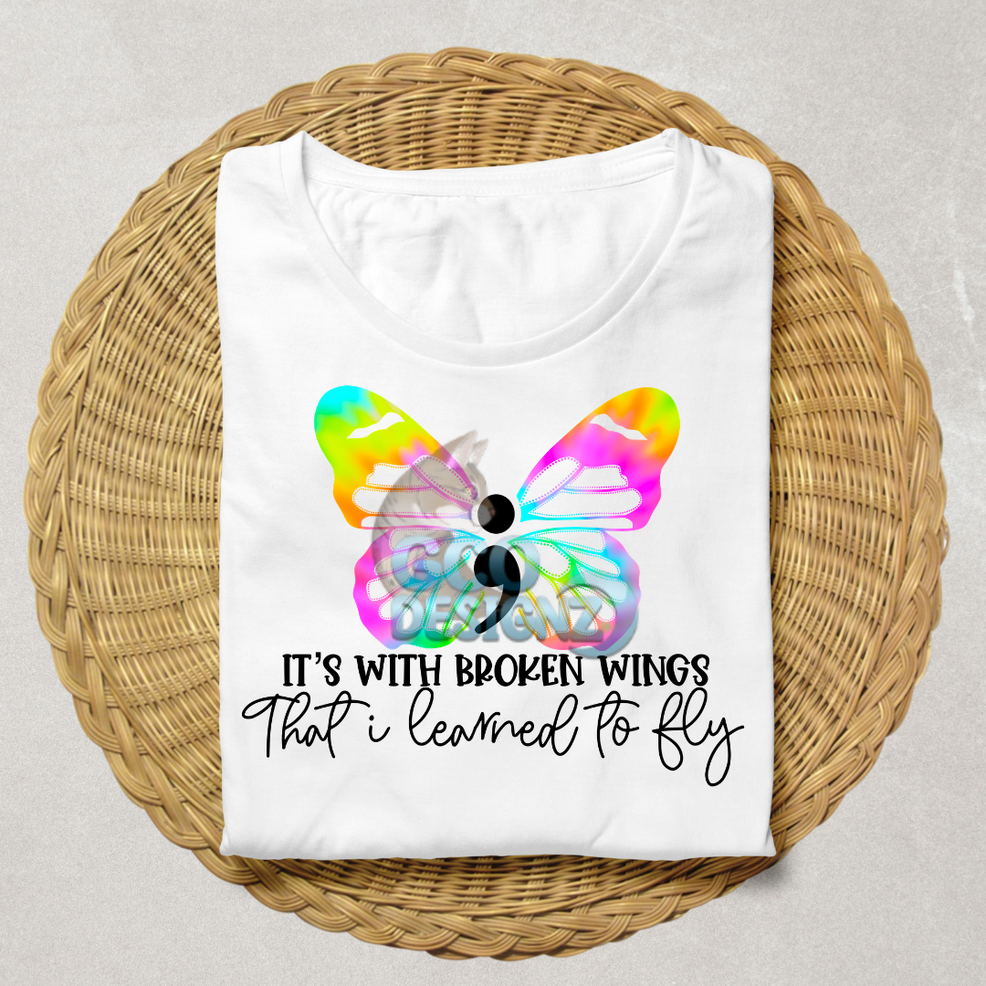 With Broken Wings I learned To Fly