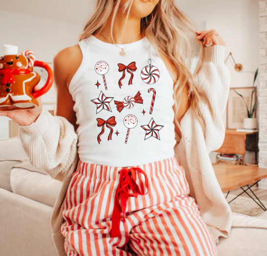 Peppermint Christmas Collage