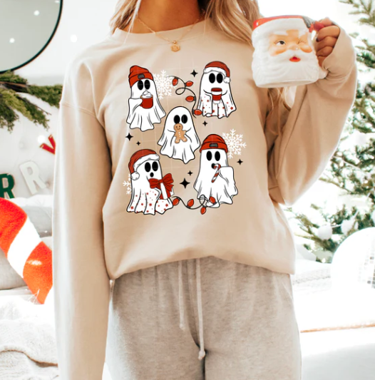 Christmas Ghost Collage