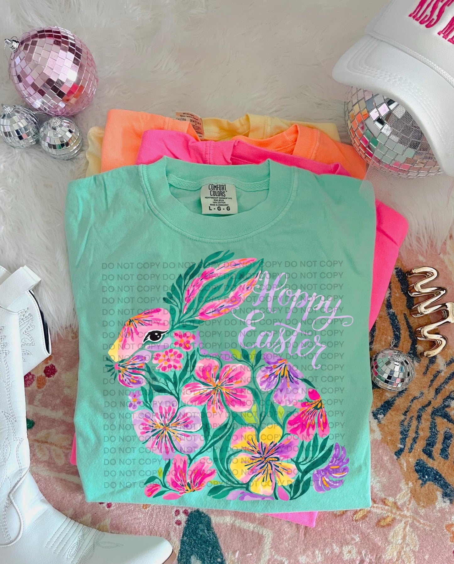Floral Easter Bunny