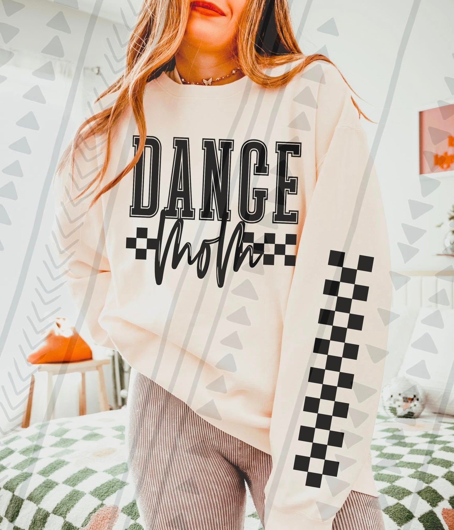 Dance Mom Checkered