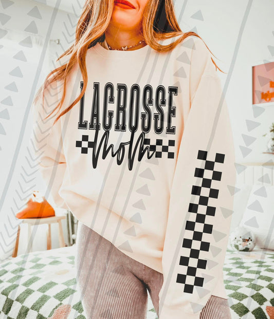 Lacrosse Mom Checkered