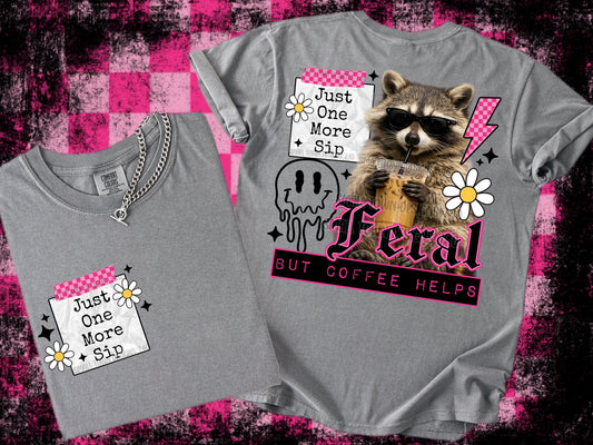 Feral But Coffee Helps Raccoon