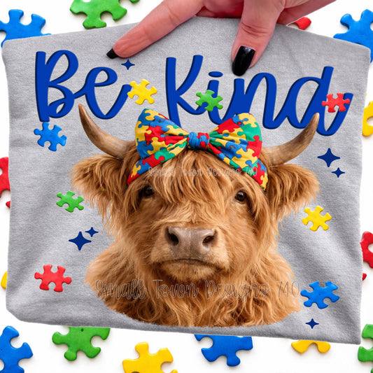 Be Kind Highland Cow