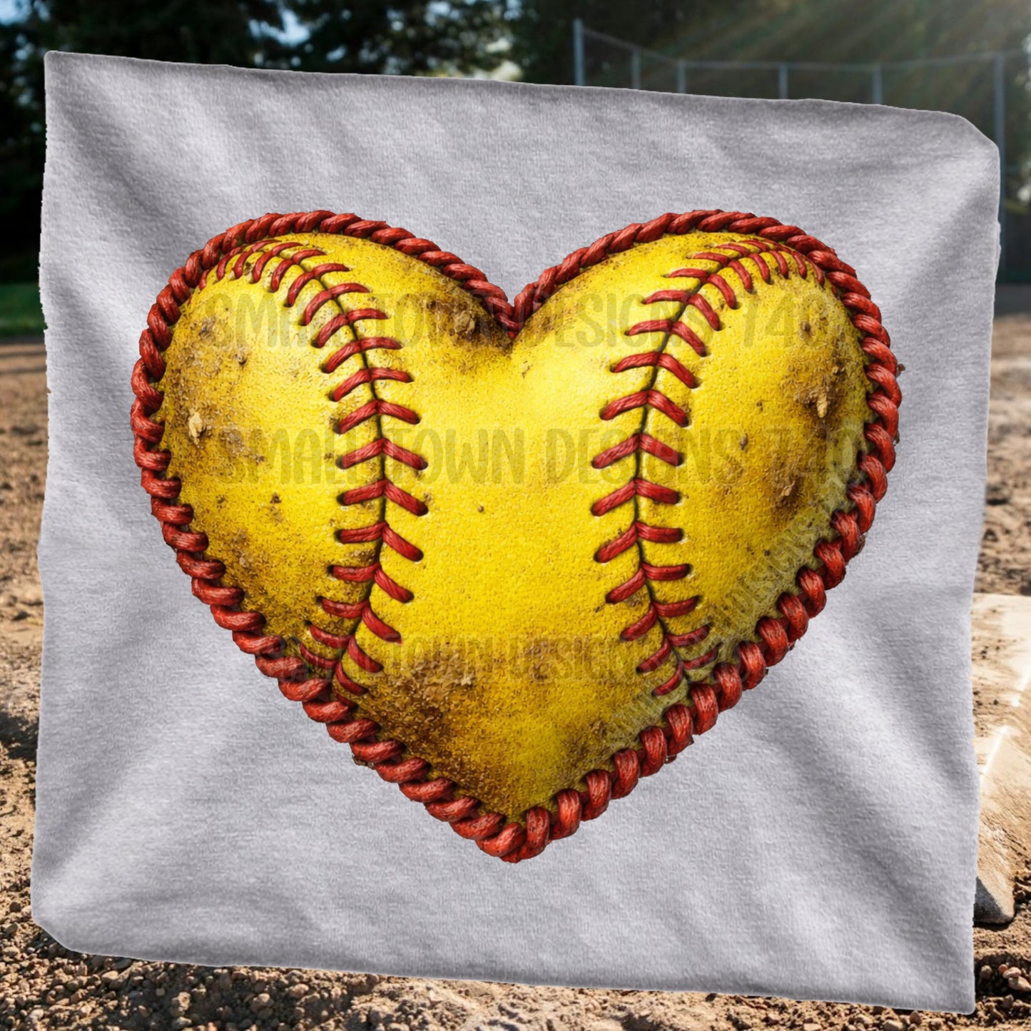 Softball Heart