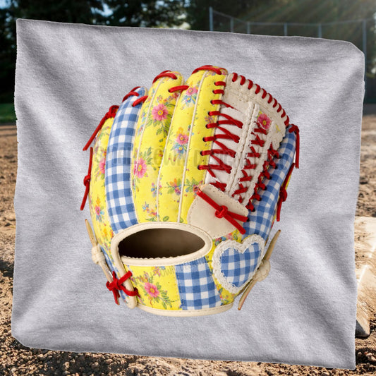 Floral Softball Glove