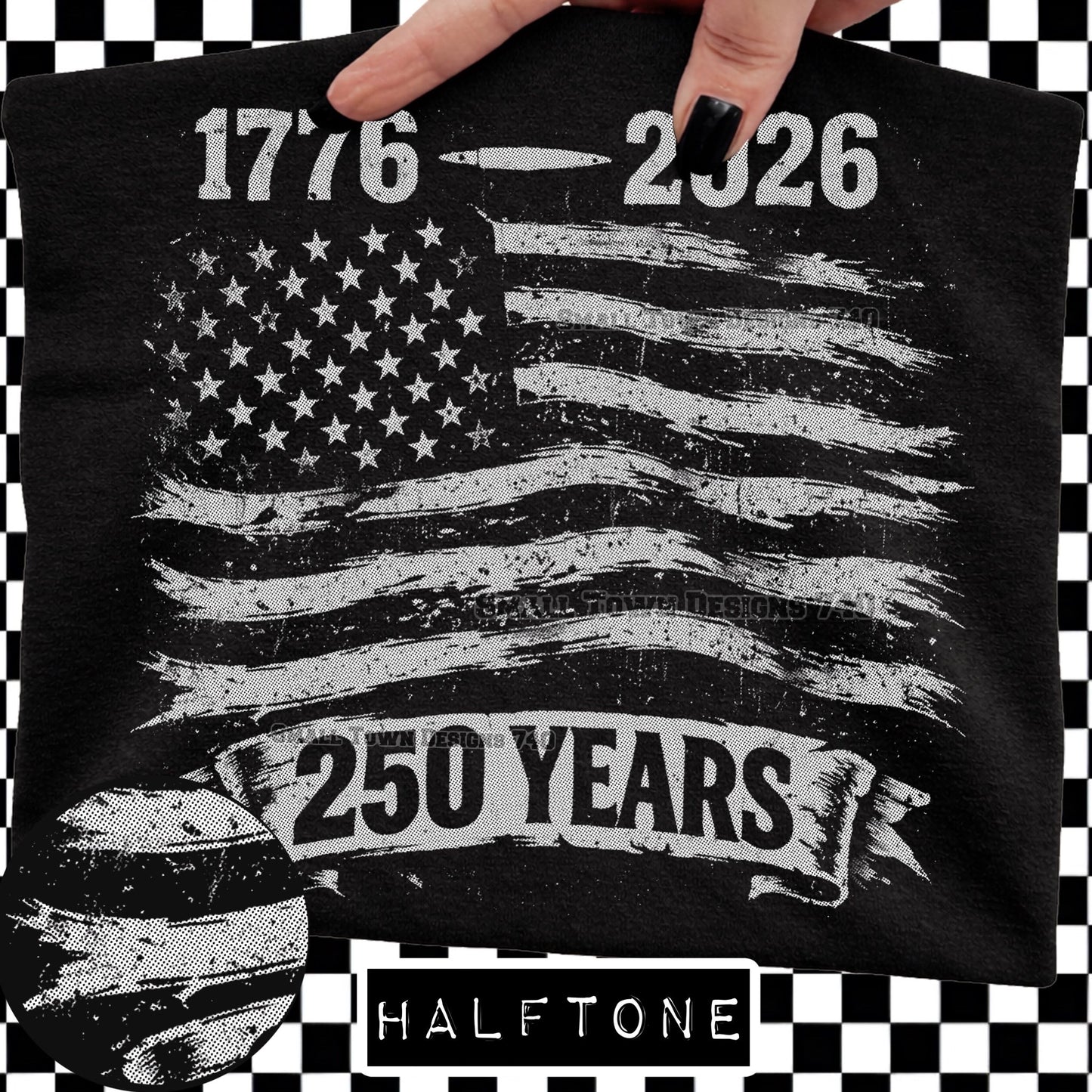 America 250 Years Flag