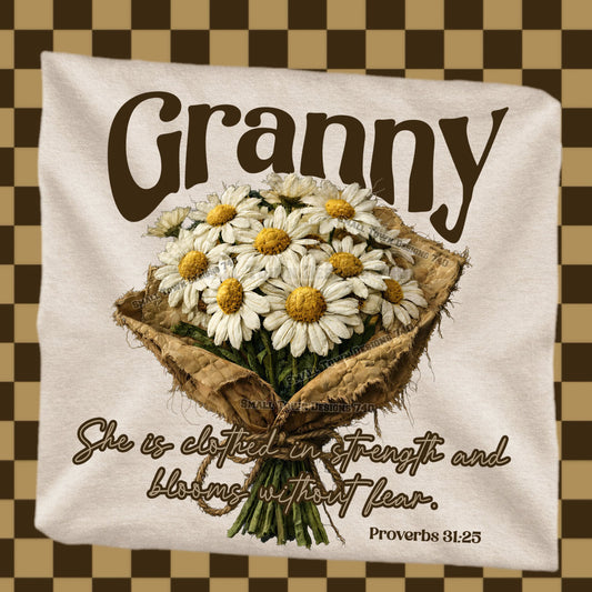 Granny Clothed In Strength