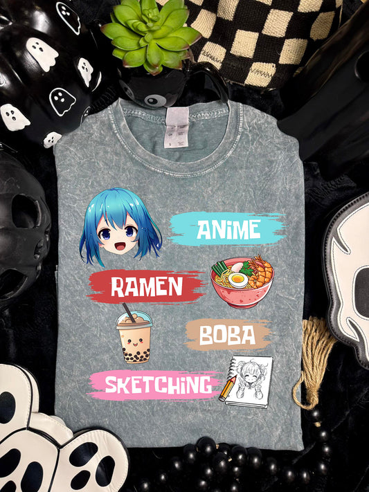 Anime, Ramen, Boba & Sketching
