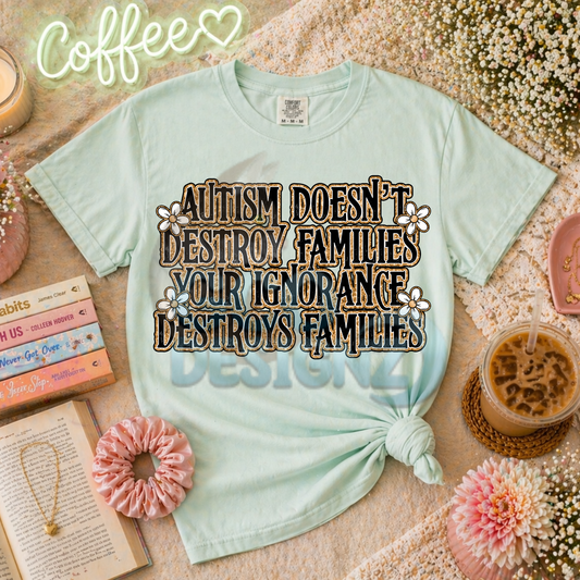 Autism Doesn't Destroy Families