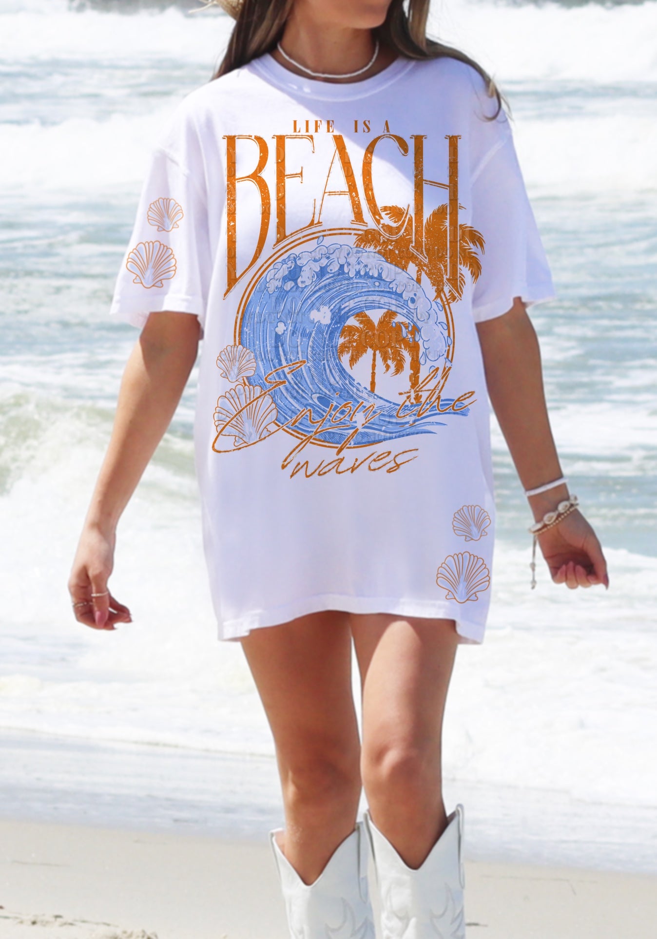 Life Is A Beach-Orange