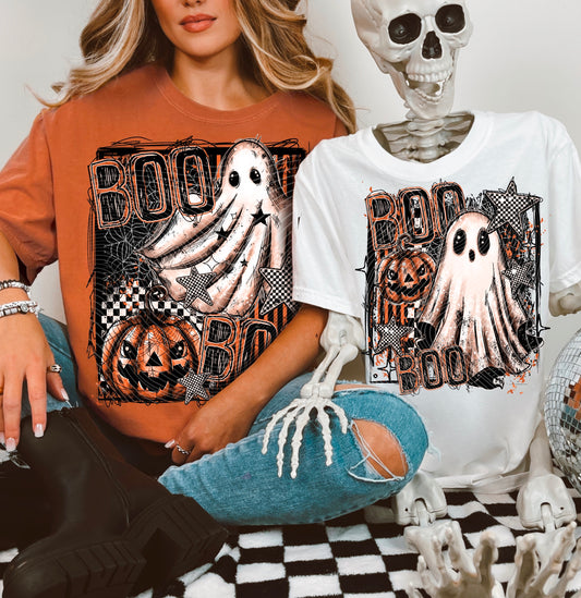 Boo Checkered