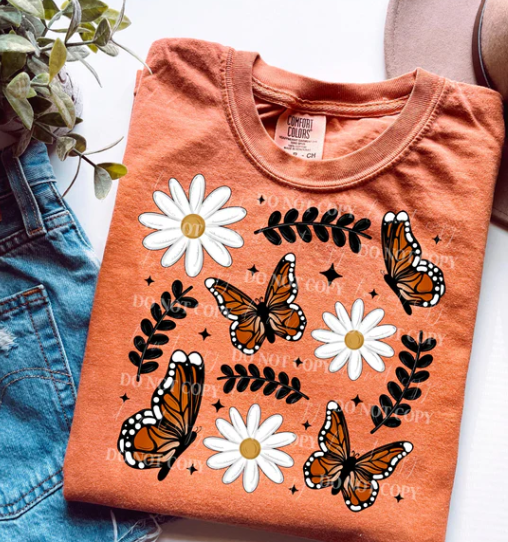 Butterflies & Daisies