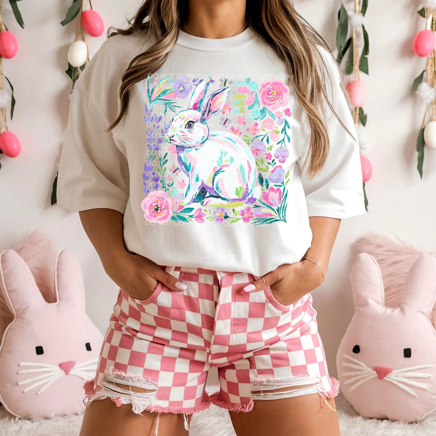 White Easter Bunny
